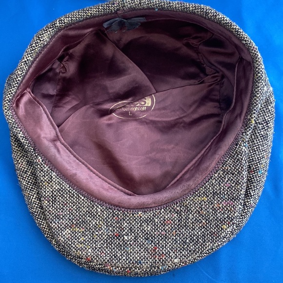 Paperboy Hat made by Totes SZ L black tweed - Picture 3 of 7